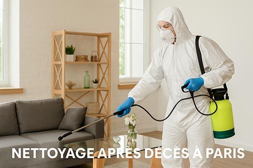 Nettoyage après décès à Paris