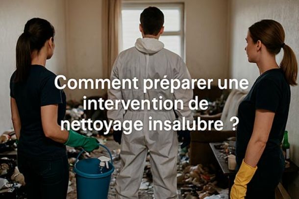 Comment préparer une intervention de nettoyage insalubre
